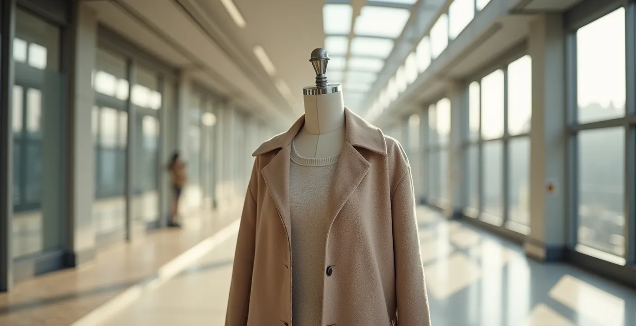 Professioneller Lagenlook mit dünnen Schichten für Herbstpendler