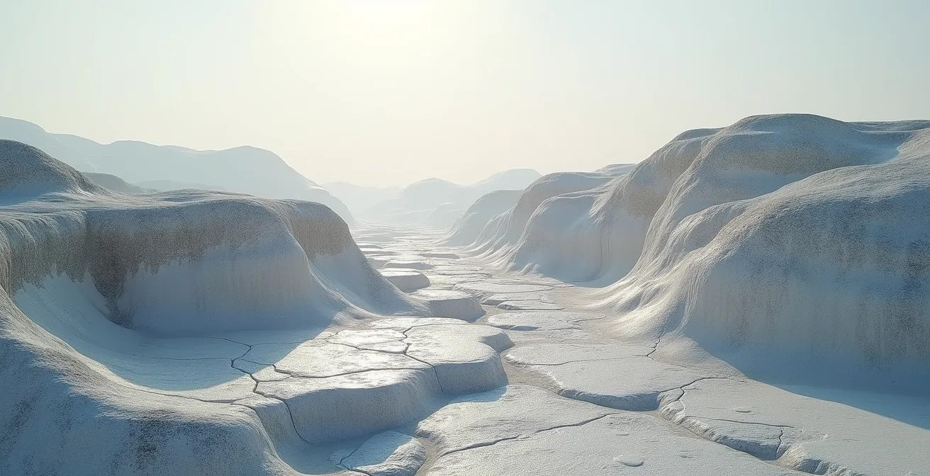 Stilisierte Karte Deutschlands mit Wasserhärte-Visualisierung